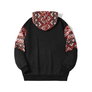 100% Cotton Fleece Pullover <b>Hoodie</b> with Embroidered Custom Logo Solid Winter Design Pocket <b>Plain</b> Blank for Men Wholesale - Product Image 2