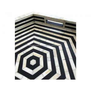 Plateau de service en bois fabriqué à la main écologique personnalisé de haute qualité en bois naturel pour la maison ou un restaurant ou un hôtel - Product Image 4