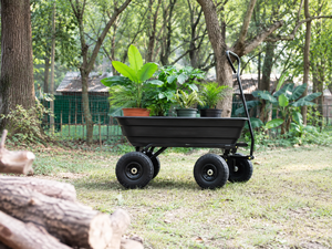 รถเข็นอุปกรณ์ทำสวน ล้อลมขนาด 10 นิ้ว 37x8.27x20 นิ้ว รับน้ำหนักได้ 600 ปอนด์ สำหรับขนดิน วัสดุปูพื้น กรวด รุ่น ODGGAD007 - Product Image 1