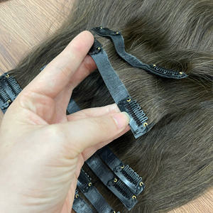 Extensions de cheveux humains à clipser sans couture – Trame ultra fine – Aspect naturel - Product Image 4