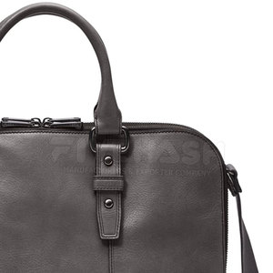 Leather Laptop Bag Durable Craftsmanship With Secure Compartments Perfect For Carrying Laptop Documents And Daily Essentials - Product Image 6