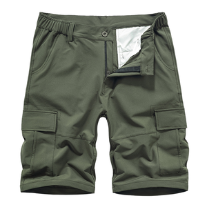 Shorts cargo personnalisés de haute qualité avec logo, écologiques, pour hommes, randonnée en plein air, respirants, séchage rapide, multi-poches, fabrication OEM - Product Image 3