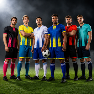 <b>Elite</b> Custom Soccer Uniform Performance Football Kit 100% Polyester Short Sleeve Printed Team Name Front Custom Colors Name - Product Image 2