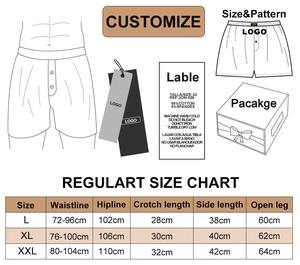 Calzoncillos Boxer de Verano para Hombre, Transpirables, Sueltos, Suaves, para el Hogar, con 100% Algodón/Poliéster - Product Image 4