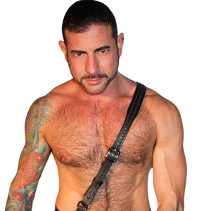 Mens Sam Browne Leather Strap Adjustable Shoulder Fit Premium Genuine Leather Classic Club Wear - Product Image 6