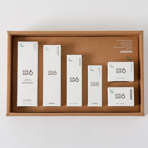 GINGER6 Kit esencial diario para el cuidado facial nutritivo con gel limpiador, crema calmante, brillo natural, hidratación y reparación - Product Image 4