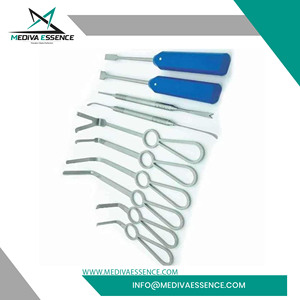 Juego de 10 Instrumentos Quirúrgicos de Acero Inoxidable Alemán, Autoclavables, para Cirugía Mínimamente Invasiva y Ortognática, con Certificación CE - Product Image 5