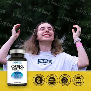 Capsule Private Label cortisolo integratore di supporto per la salute surrenale per una risposta allo Stress sano - Product Image 4