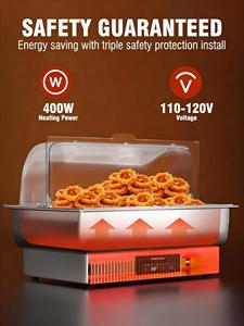 Hotel Catering Restaurant Buffet Serving <b>PC</b> Roll Top Stainless Steel Chafing Dish Buffet <b>Set</b> - Product Image 2