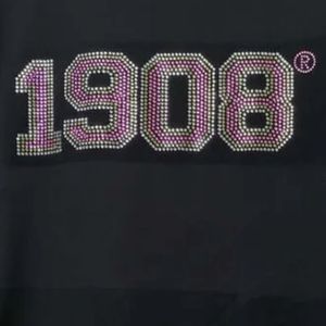 Women Black Rhinestone Graphic T Shirt Short Sleeve Cotton Casual <b>Top</b> Bling Letter Design Fashion Daily Wear Stylish Apparel - Product Image 4