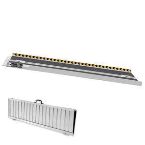 Rampa Portátil para Silla de Ruedas de 4 Pies, Capacidad de 800 Libras, Rampa Plegable de Aluminio Antideslizante, Rampa Plegable para Scooter de Movilidad - Product Image 1