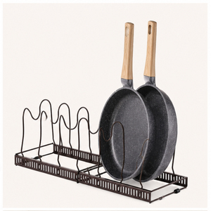Factory Direct Kitchen Pot and <b>Pan</b> Organizer Rack for Under Cabinet Dividers for Cookware Bakeware and Lids Storage Solution - Product Image 3