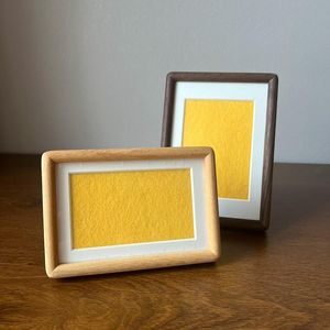 <b>Rustic</b> Walnut Wood Photo <b>Frame</b>, Solid Hardwood, Anniversary Gift - Product Image 3