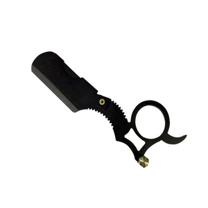 Rasoir à manche métallique économique, lame remplaçable, rasoir de barbier, rasoir droit pour homme sans lame - Product Image 5