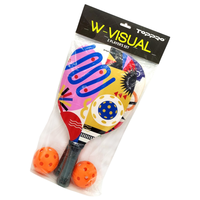 Pala de Pickleball TOPPRO con Cara de Madera de Bajo, Panel de Fibra de Carbono, Empuñadura de PU Premium, Núcleo de Polímero en Forma de Panal de Abeja, 10 mm de Grosor, Superficie Rugosa