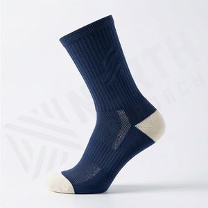 OEM Custom Logo <b>Socks</b> Unisex High-Quality Moisture Wicking Basketball Embroidered Crew Customized Color Breathable Athletic Gear - Product Image 3