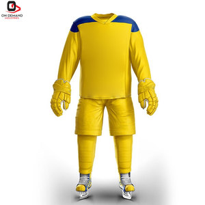 Uniforme de Hockey sobre Hielo para Hombre con Tela Elástica, Material Suave y Transpirable, Diseñado para Movimiento Activo y Juego, Servicio OEM - Product Image 1