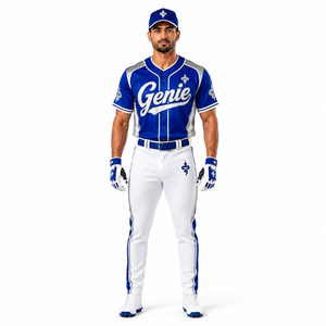 Uniforme de béisbol moderno de alta calidad con tela cómoda, costuras duraderas y un ajuste atlético para competición. - Product Image 1