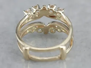 Round Cut Moissanite Engagement <b>Ring</b> 925 Sterling <b>Silver</b> Pave Band <b>Solitaire</b> <b>Ring</b> Luxury Diamond Look Bridal Jewelry - Product Image 3