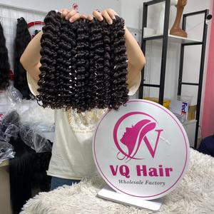 ผมต่อแบบเรมี่บริสุทธิ์ผมธรรมชาติมัดผมลอนลึกสองชั้นผมธรรมชาติ - Product Image 5