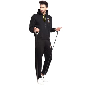 Ensembles de vêtements de sport décontractés pour hommes personnalisés saison d'hiver survêtement survêtement 100% coton chenille survêtement avec motif imprimé - Product Image 6