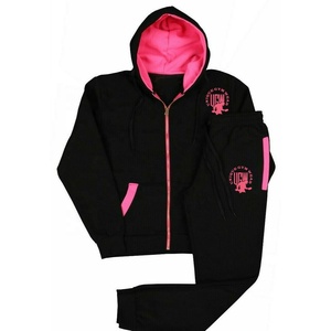 Conjunto de chándal de manga larga recortada de poliéster/algodón unisex personalizado, ropa de calle reversible de verano, chándal estampado XXL - Product Image 1