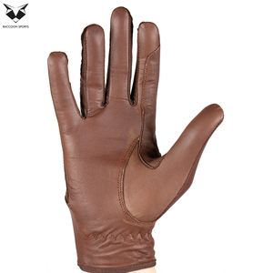 Nouveauté : Gants d'équitation en cuir véritable de qualité supérieure, taille L, confortables et respirants - Product Image 3