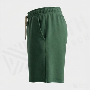 Pantalones Cortos Premium con Efecto Desgastado por el Sol para Hombre, Logotipo Personalizado Serigrafiado, Cordón Interior de Algodón, Cómodos, Transpirables, Ropa Casual de Verano - Product Image 3