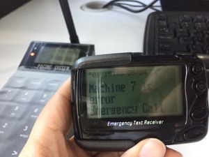 Pager Alfanumérico POCSAG de 433MHz, Receptor de Mensajes de Emergencia Inalámbrico con Pantalla LCD, Vibración, Uso en Hospitales y Clínicas, Resistente al Agua, 500m - Product Image 6