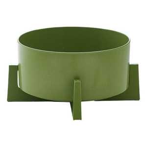 Juego de Macetas de Metal Galvanizado Rústico para Jardín, Macetas Circulares para Plantas y Flores, Diseño Vintage - Product Image 5