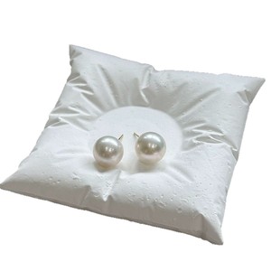 Pendientes de Perlas de Agua Dulce Naturales de 11-12 mm, Oro de 18K, Perlas Edison Redondas Aurora 5A - Product Image 5