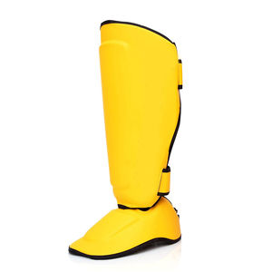 Espinilleras Personalizables, Transpirables, Ligeras, de Cuero PU, con Cierre de Gancho y Bucle, Protección Profesional, Resistentes a Impactos, OEM - Product Image 5