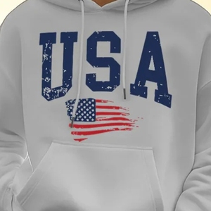 Sudaderas con Capucha Extra Grandes Personalizables de Buena Calidad en Oferta, Sudaderas Casuales de Algodón - Product Image 5