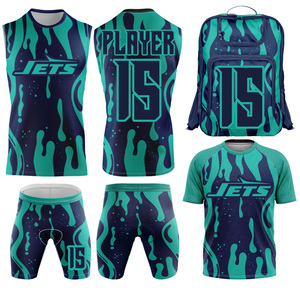 Camiseta de Fútbol Americano Personalizada con Nombre de Equipo, Uniformes Deportivos Hechos a Medida 7v7/7on7, Impresión Frontal, Transpirable, de Secado Rápido, Antibacteriano - Product Image 1