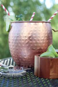 Hammered copper mug <b>set</b> retreat inspired drink cups reusable premium <b>beverage</b> <b>serving</b> cocktail mugs durable - Product Image 6