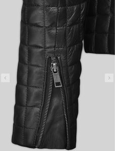 Chaqueta de Cuero para Mujer Modelo 2026, Nueva Moda, Chaqueta de Cuero Negra Elegante para Hombre y Mujer, Estilos Personalizados - Product Image 3