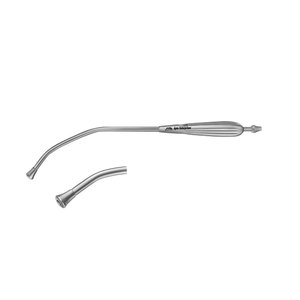Tube d'aspiration Yankauer en acier inoxydable de haute qualité, instruments chirurgicaux, tube de connexion d'aspiration standard, tube d'aspiration Yankauer - Product Image 1