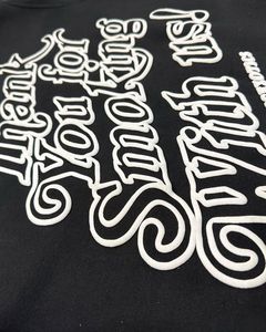 Stylish Unisex Pullover Streetwear <b>Fleece</b> Screen Print Sweatshirt Wholesale Custom Color <b>Black</b> Hoodie 2026 - Product Image 6