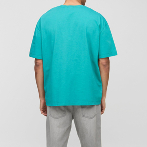 T-shirts surdimensionnés pour hommes de haute qualité, logo personnalisé, 100% coton, légers, longs, nouveau design premium, grande taille - Product Image 2