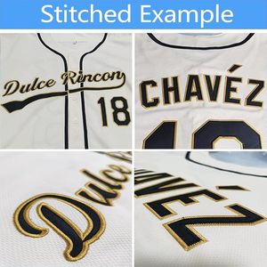 Maillot de baseball personnalisé, chemises boutonnées personnalisées cousues/imprimées, uniforme de sport pour hommes, femmes et jeunes - Product Image 3