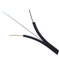 Vente directe du fabricant : Câble à fibres optiques GJXH, câble papillon intérieur 1B6, longueur personnalisable pour la communication par fibre optique