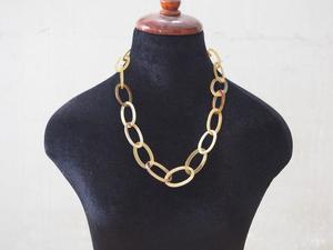 Collar Hecho a Mano de Acero Inoxidable de Primera Calidad con Diseño de Cuerno de Búfalo y Símbolo de la Paz, Estilo Vintage para Mujer, de MN EXPORTS - Product Image 2
