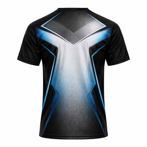 T-shirt de sport pour homme à sublimation, séchage rapide, respirant, pour la gym, la course à pied, athlétique, design personnalisé - Product Image 2