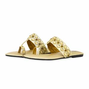 Sandalias de tacón dorado EC0212, diseño elegante y elegante para mujer - Product Image 3
