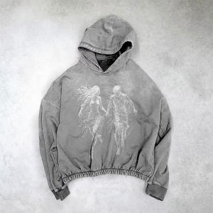 Sudadera Casual para Hombre con Estampado Digital Retro Punk, Estilo Gótico Americano, 100% Algodón, Sudadera Deportiva para Parejas para Invierno - Product Image 6