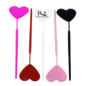 5 couleurs de poudre revêtue de vernis différentes / Forme de cœur / Miroir pour extensions de cils de haute qualité en poudre colorée - Product Image 3
