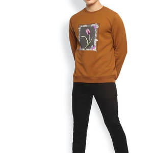 เสื้อสเวตเชิ้ตผู้ชายคุณภาพสูงจากผู้ผลิต ผ้าคอตตอนหนานุ่ม สไตล์สตรีทแวร์ ทรงโอเวอร์ไซส์ พิมพ์ลายวินเทจ ระบายอากาศได้ดี เป็นมิตรต่อสิ่งแวดล้อม - Product Image 6