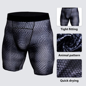 กางเกงรัดรูปยืดหยุ่นสูงสำหรับผู้ชาย กางเกงวิ่งแบบห้าส่วน กางเกงออกกำลังกายกลางแจ้ง แห้งเร็ว กางเกงขาสั้นสำหรับแข่ง ราคาขายส่ง - Product Image 4