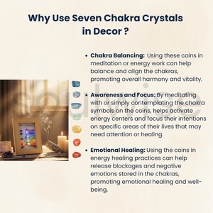 Marco de Cristal Curativo de 7 Chakras para Energía Positiva y Meditación - Product Image 4