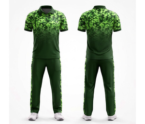 High Performance <b>Cricket</b> Uniform with Moisture Wicking Fabric | Men Women Youth <b>Cricket</b> Wears Polo Shirt and Trouser Full Team - Product Image 1